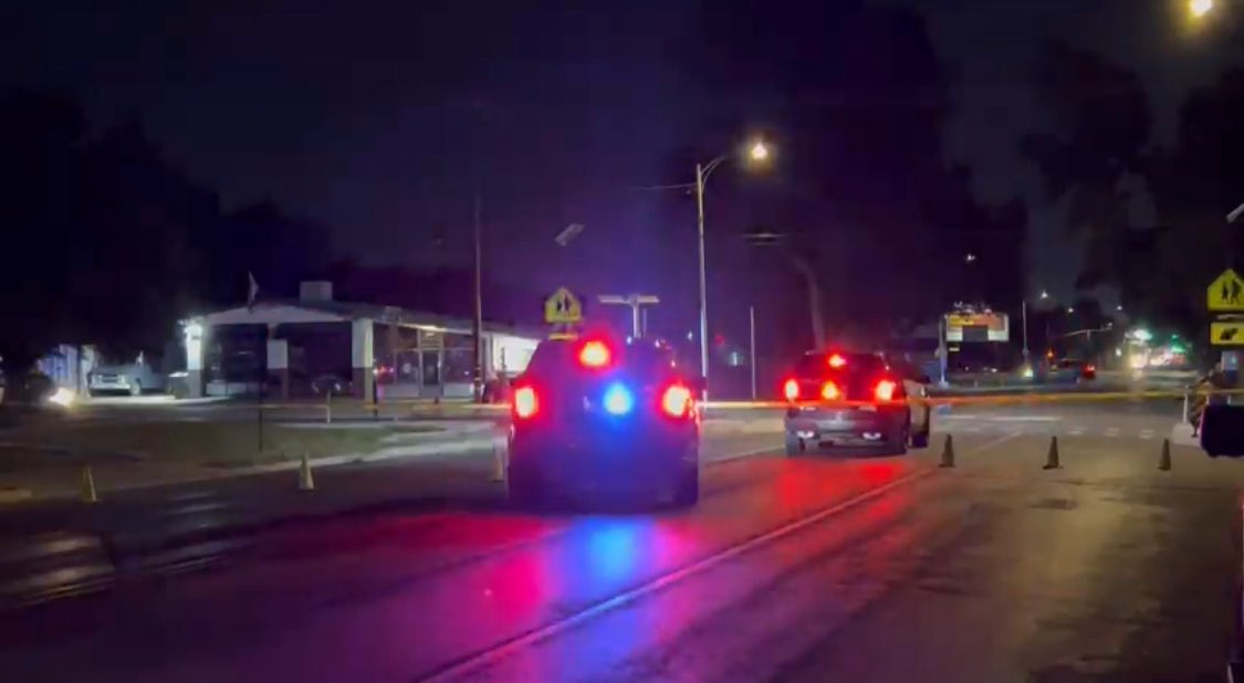 SaltLakePolice investigators on the scene of a hit & run motorcycle crash at 400 E 2100 S. Rider taken to an area trauma center in extremely critical condition.