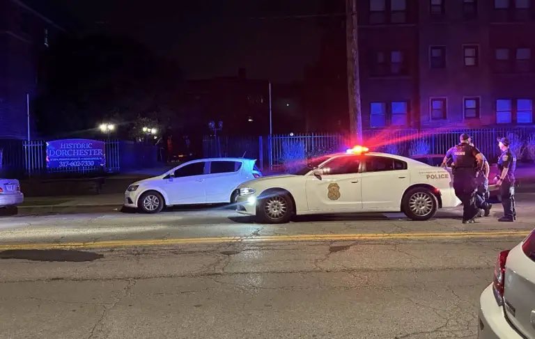 Woman is dead, man stabilized. Search is on for a suspect. No suspect description released. Could be domestic  in the 3700 block of North Pennsylvania where two people have been shot early this morning. One of those people has died