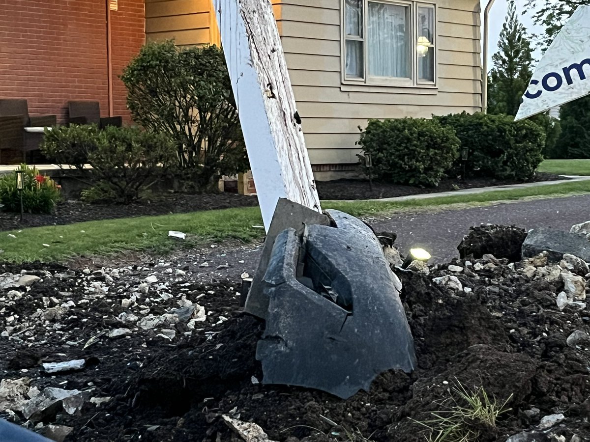 One person is dead and two others are injured after a police chase leads to a deadly crash along Ridge Pike near Moscariello Ln. in Limerick Twp. The car destroyed this sign and a section of the stone retaining wall in front of this hair salon