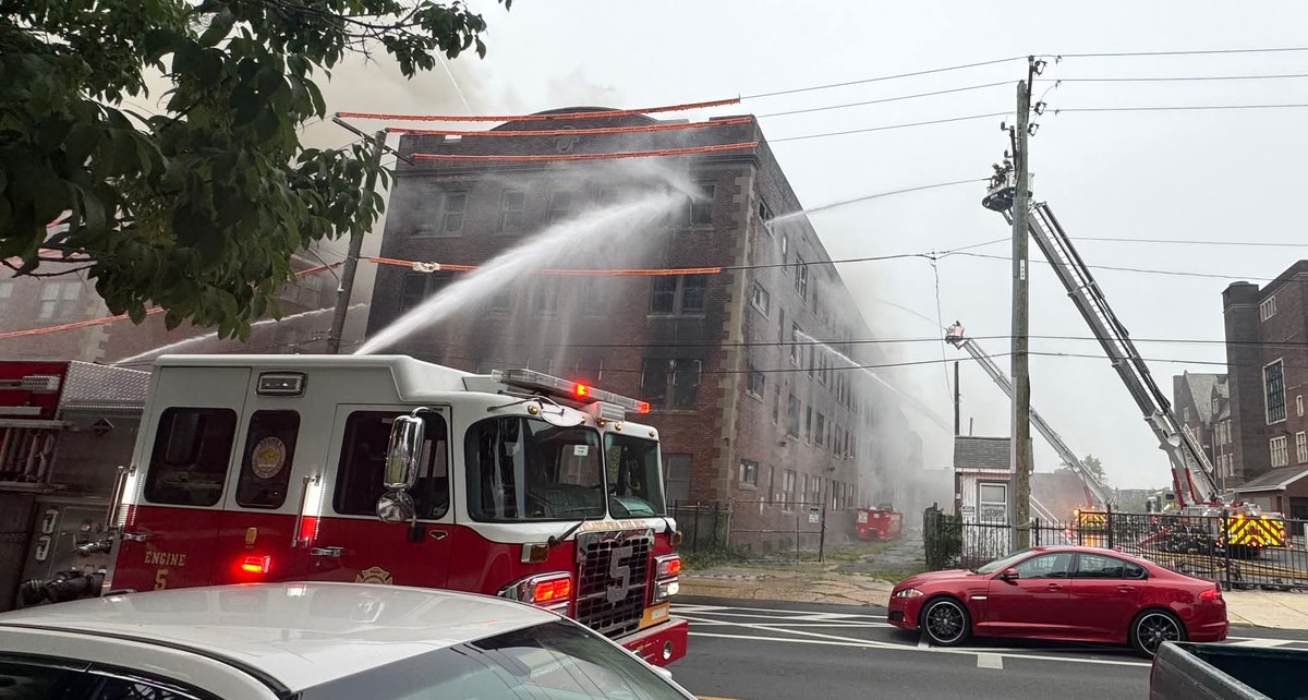 Companies arrived at 48th & Locust streets in West Philly to find heavy fire showing from a vacant apartment complex. The fire reached four alarms, bringing to the scene more than 150 firefighters, medics, chiefs and support personnel