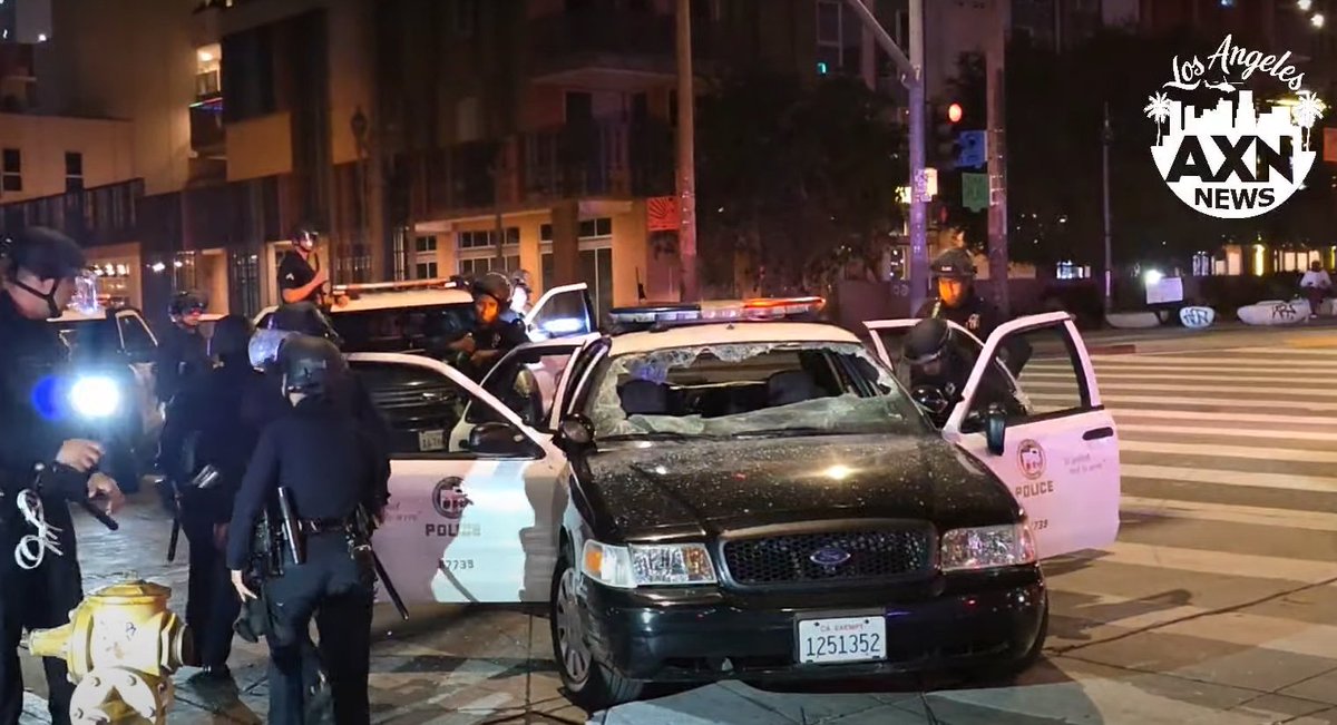 LAPD CENTRAL HELP Ceaser Chavez and New High/Spring. Officers need help. Disabled vehicles taking fireworksLAPD demobilizing from Ceaser Chavez and Alameda came back to their cars which have been vandalized. Slashed tires and broken windshields