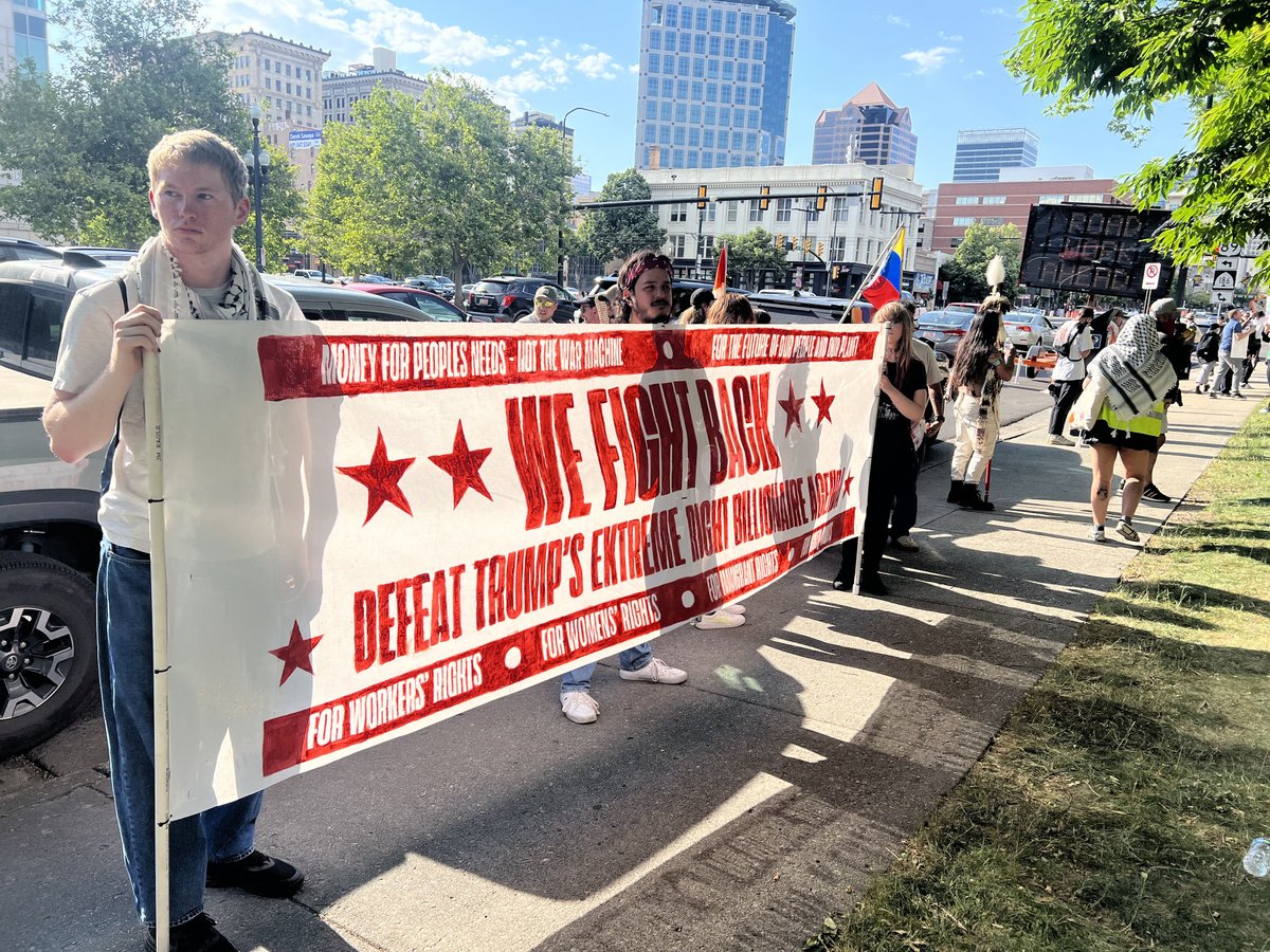 Some of the signs protestors are carrying at the anti-ICE protest happening now in Salt Lake City
