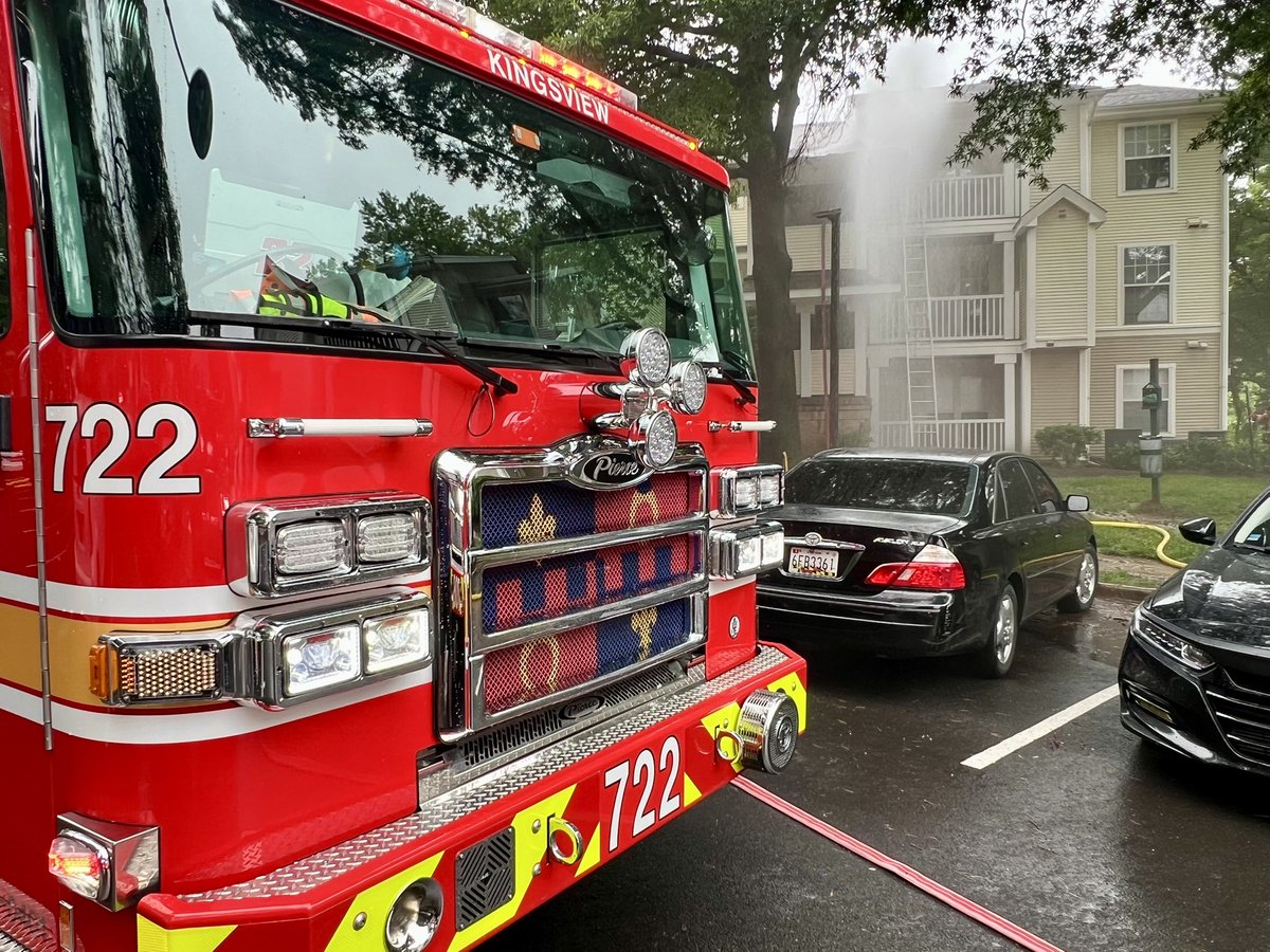 @mcfrs dispatched to 18000blk Cottage Garden Dr, Germantown, kitchen fire, 3rd floor. No injuries have been reported. Fire under control