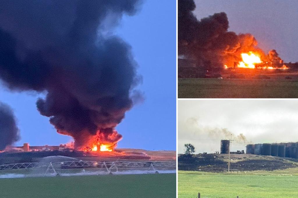 Fireball lights up Montana sky after industrial plant explodes — and boom is felt 10 miles away