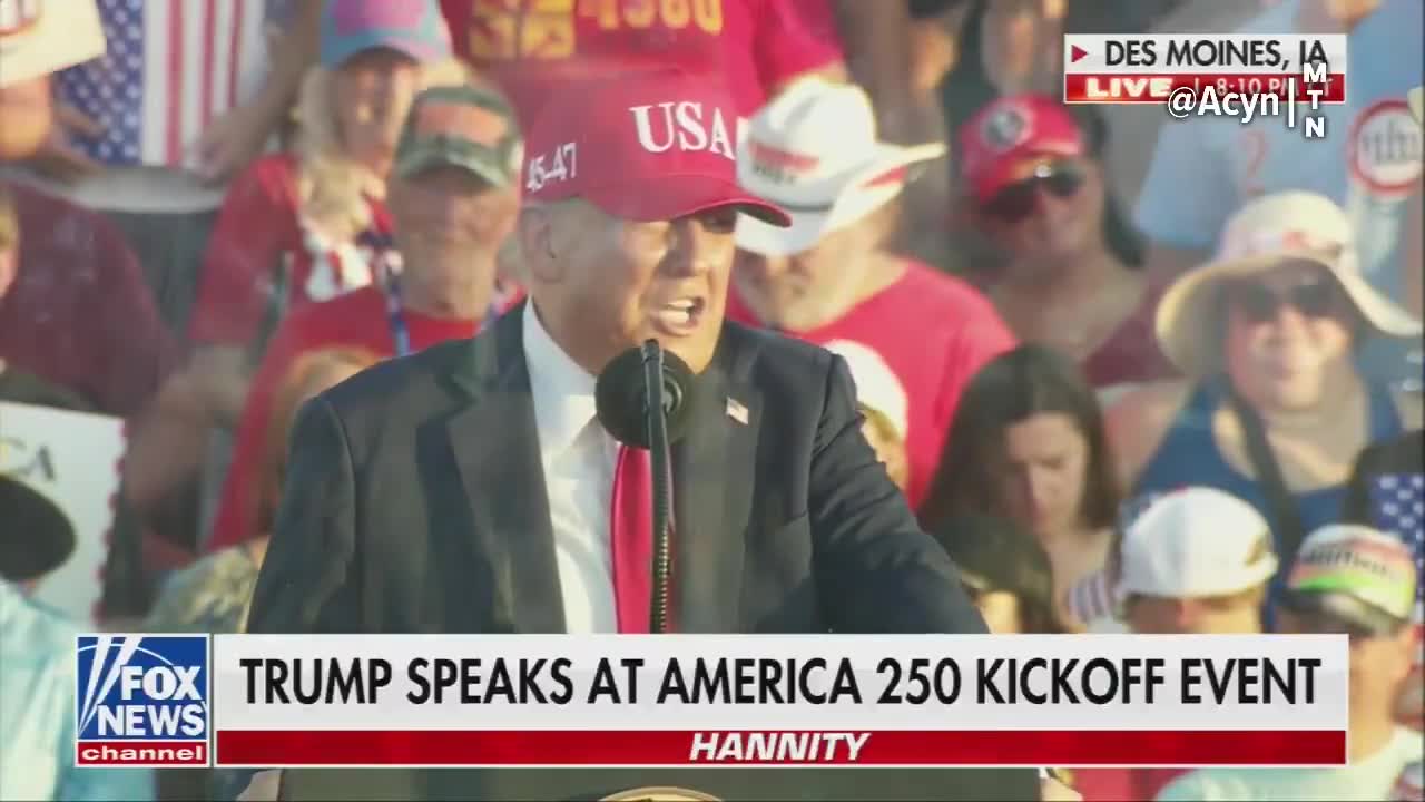 TRUMP: I just signed an executive or order, to raise entrance fees for foreign tourists while keeping prices low for Americans, we will do that