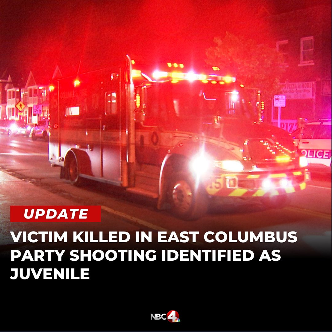 A Columbus police spokesperson said the victim killed in a shooting at an east side party was a juvenile