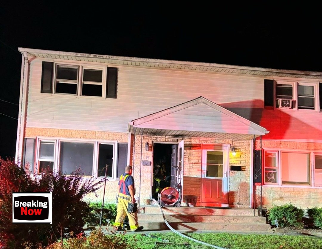 East Hartford Working Fire-Resident  l93 Graham Rd 2 Story Wood Frame Duplex Smoke showing from the second floor