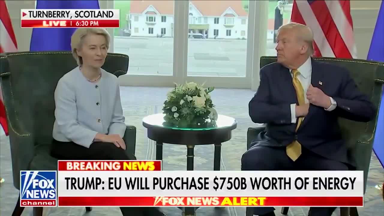 .@vonderleyen: Temos um acordo comercial entre as duas maiores economias do mundo — e é um grande acordo. É um acordo.