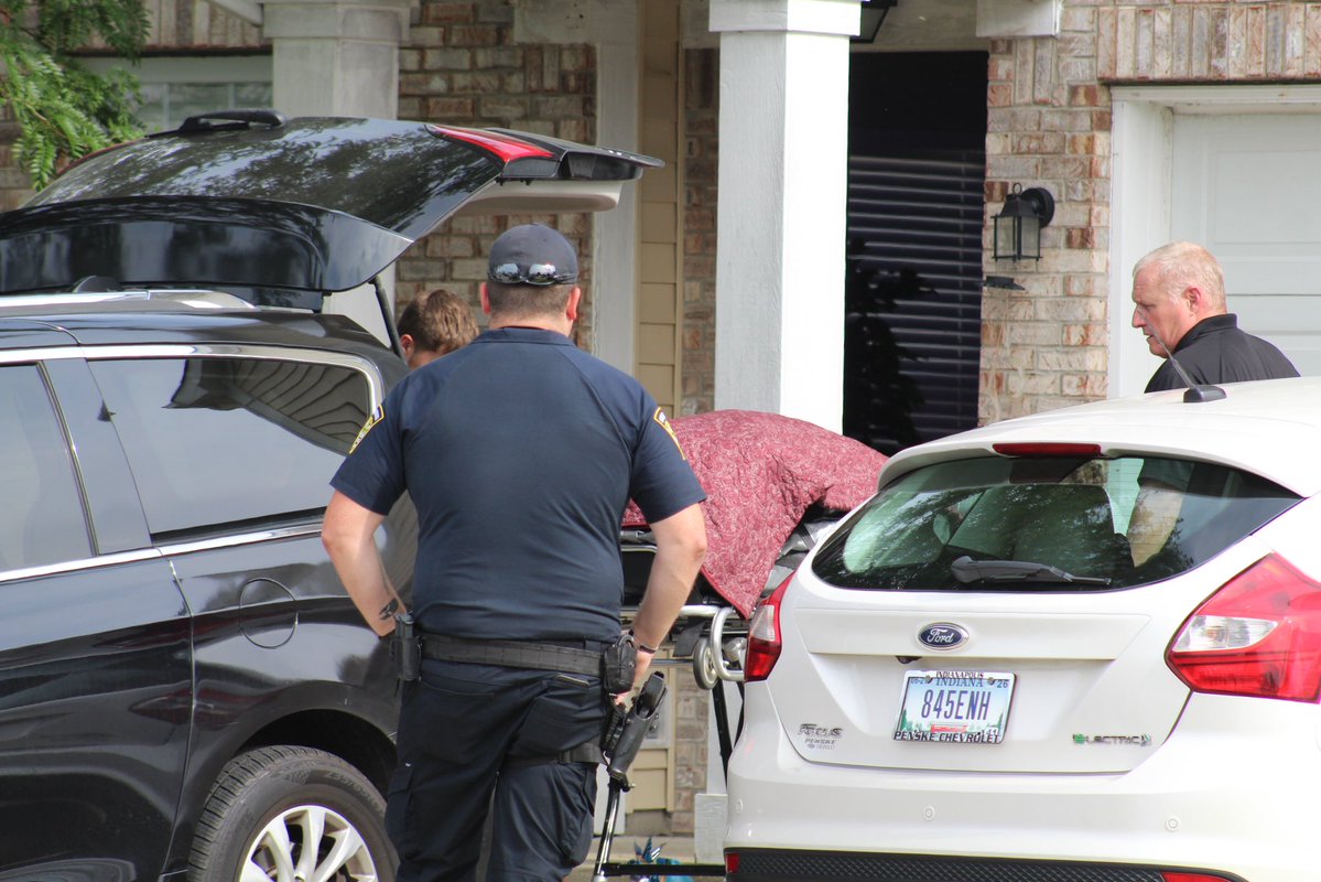 Two body bags were just carried out of the home. Neighbors told a mother and young boy live here. There was a noticeable difference in size in the bags but they’ve yet to be officially identified. Still no word from police on circumstances of the deaths