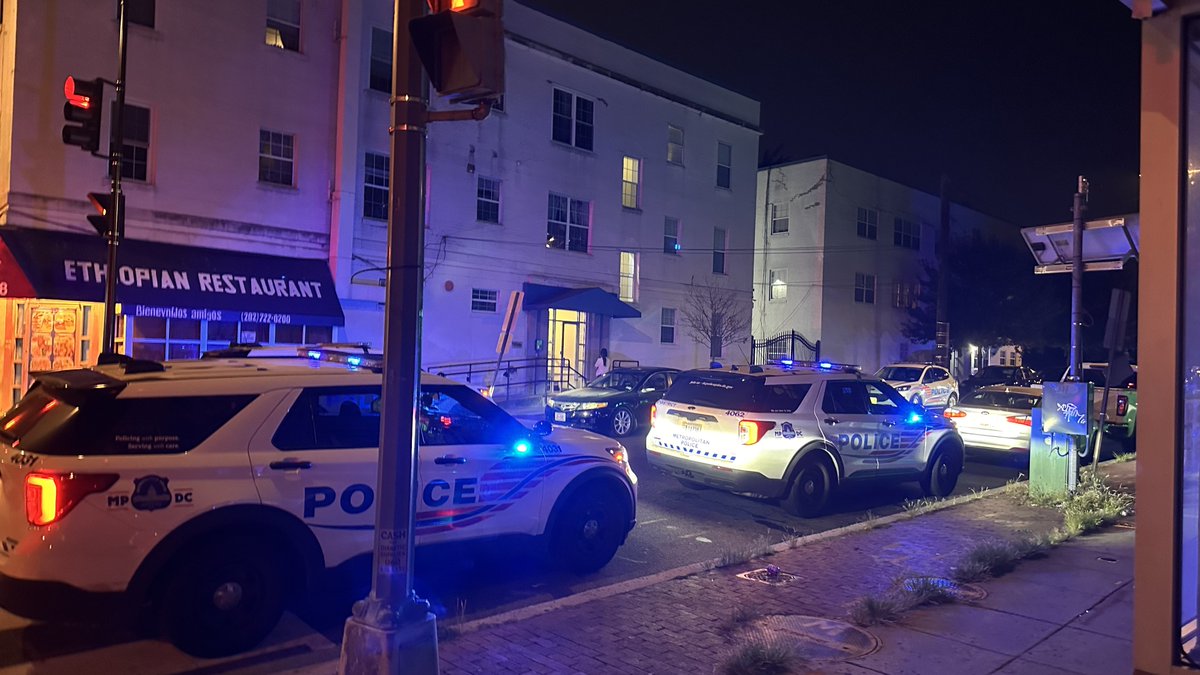 The gunfire was picked up by ShotSpotter, a gunfire locator service:- 4700 block of Alabama Ave SE- 3100 block of Ames Place NE-3400 block of 5th Street SE, report of 20  rounds fired
