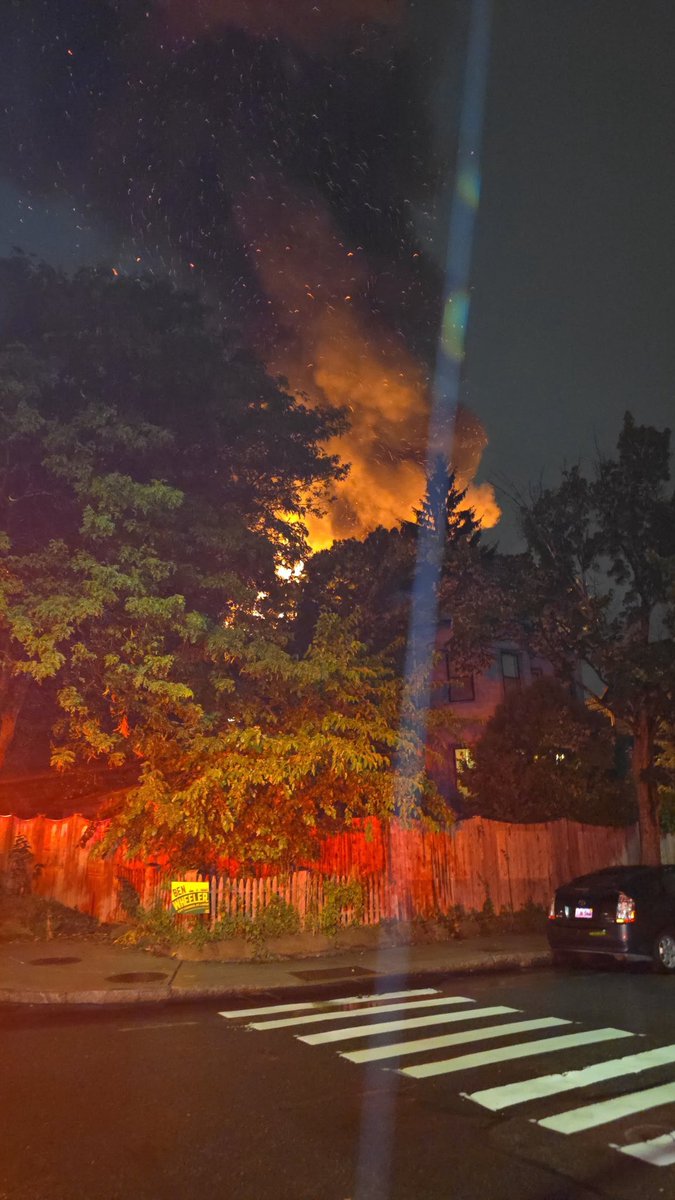 3rd alarm Somerville Ma, fire scene
