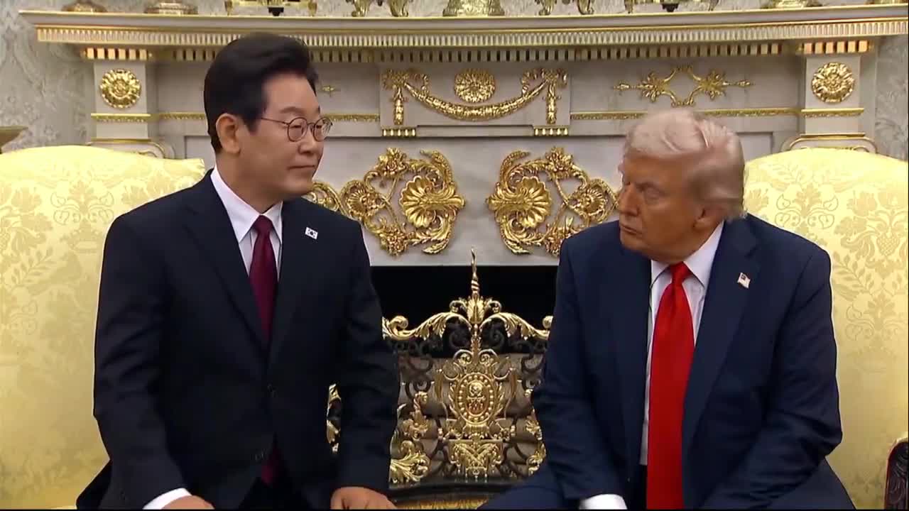 President Lee Jae Myung tells @POTUS that the situation on the Korean peninsula was stable during his first term, but that North Korea further developed its nuclear capabilities under Biden. They would not have done that if I were President. I completely agree with you.