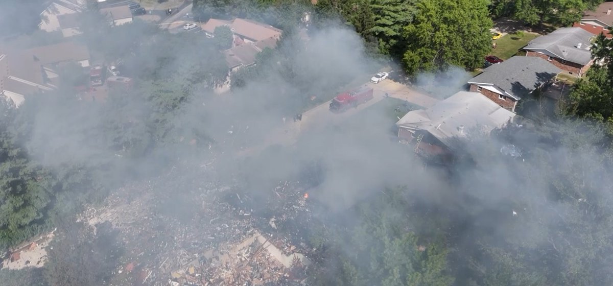 Five people were injured and multiple homes were damaged after an explosion happened in St. Louis, Missouri