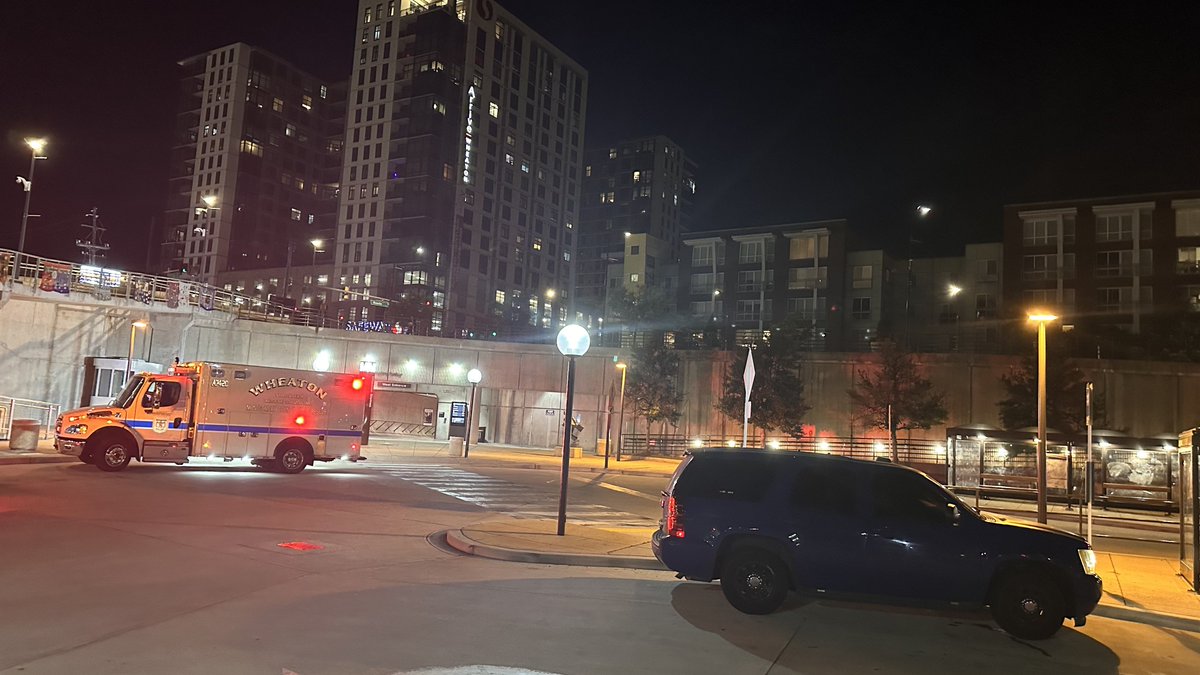 METRO STATION ASSAULT: Wheaton Metro, 11700 block of Georgia Ave in Wheaton-Glenmont— the victim was found unconscious by police after allegedly being assaulted inside of the metro station by a group of males. He is now conscious & en route to a trauma center