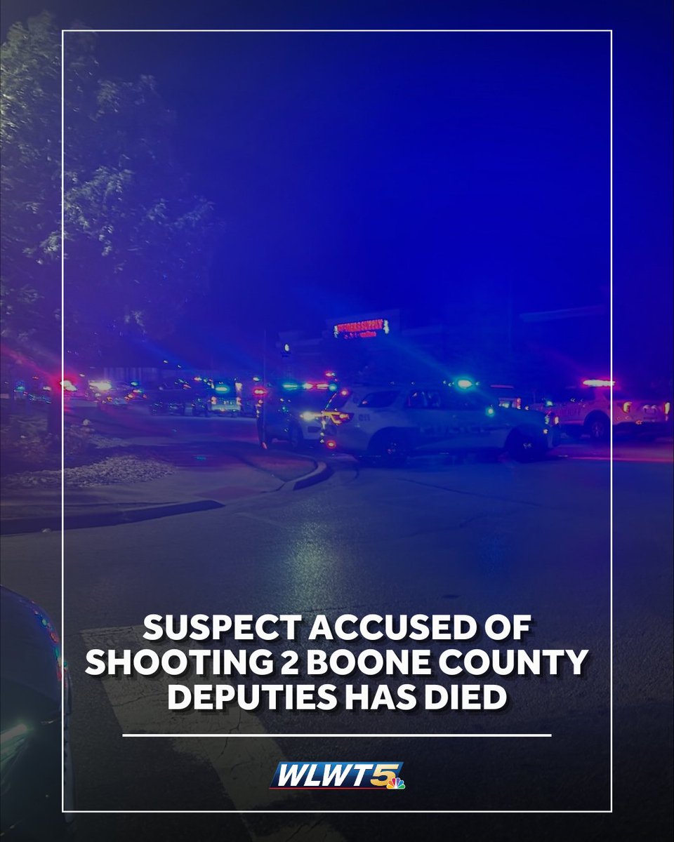 The suspect accused of shooting two Boone County deputies at an apartment complex has died of a self-inflicted gunshot wound. The latest: