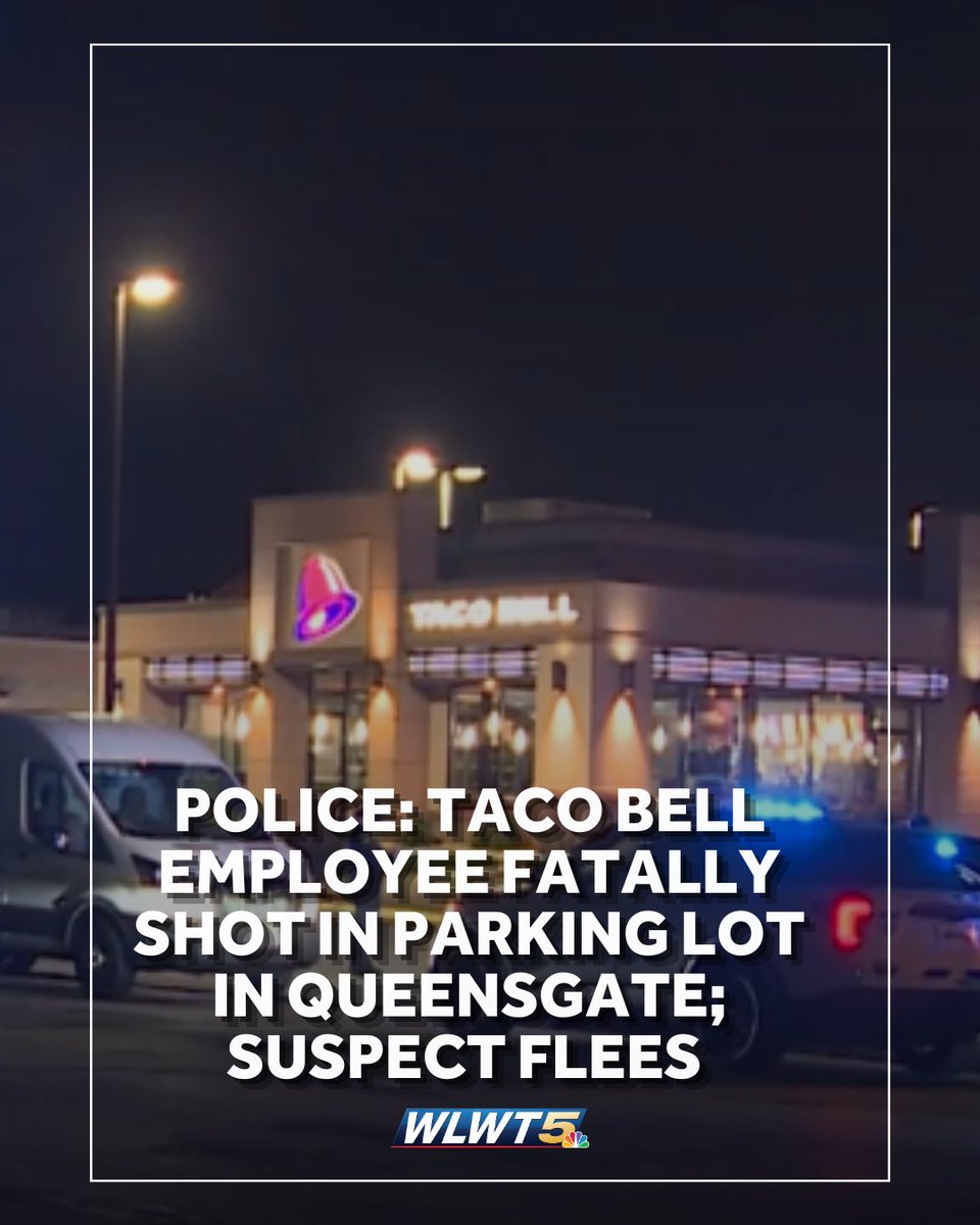 Police are investigating after a Taco Bell employee was fatally shot in the restaurant's parking lot in Cincinnati's Queensgate neighborhood Friday