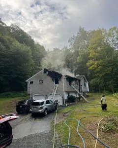 A house is uninhabitable following a fire Friday morning in Monroe, according to fire officials
