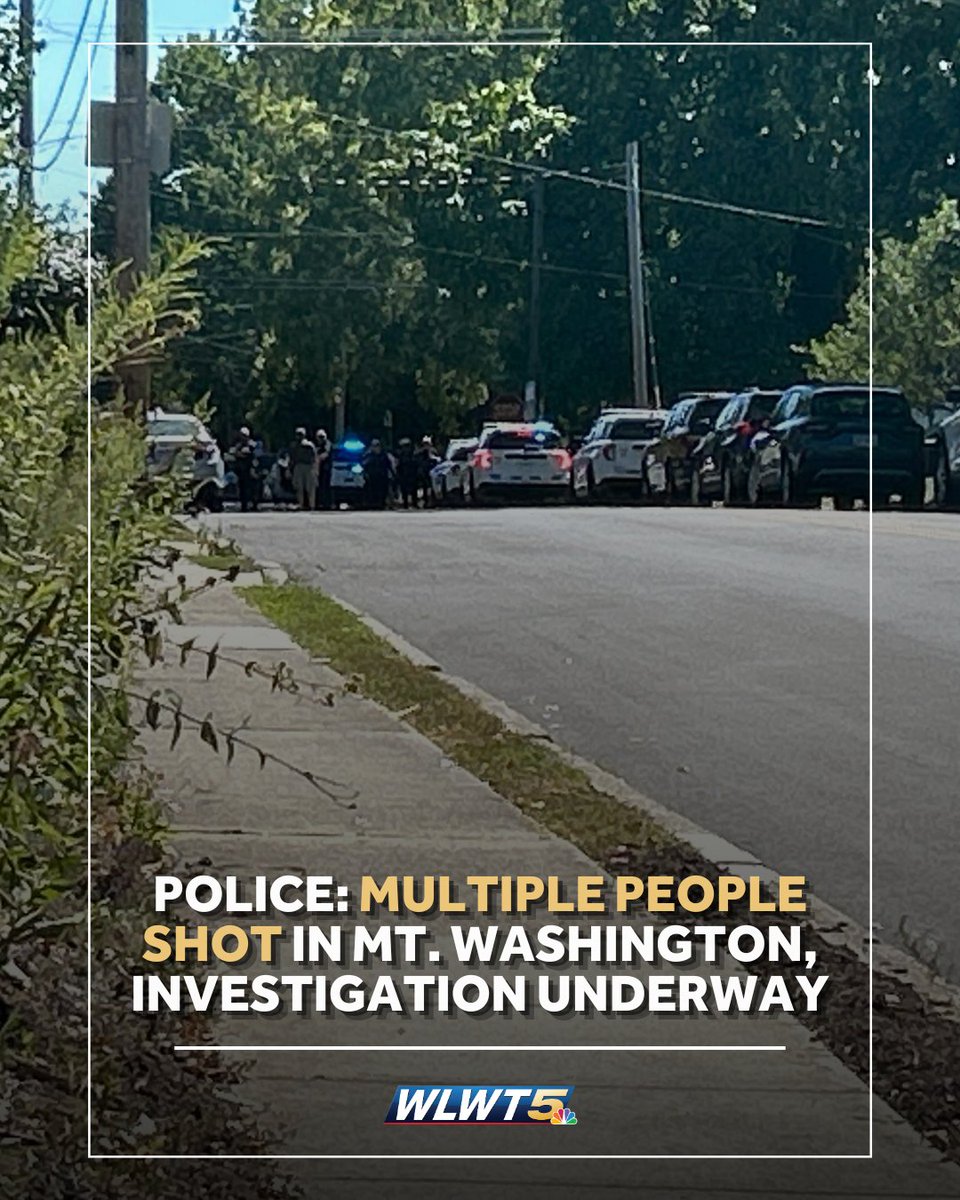Cincinnati police are investigating after multiple people were shot Sunday afternoon in Mt. Washington.