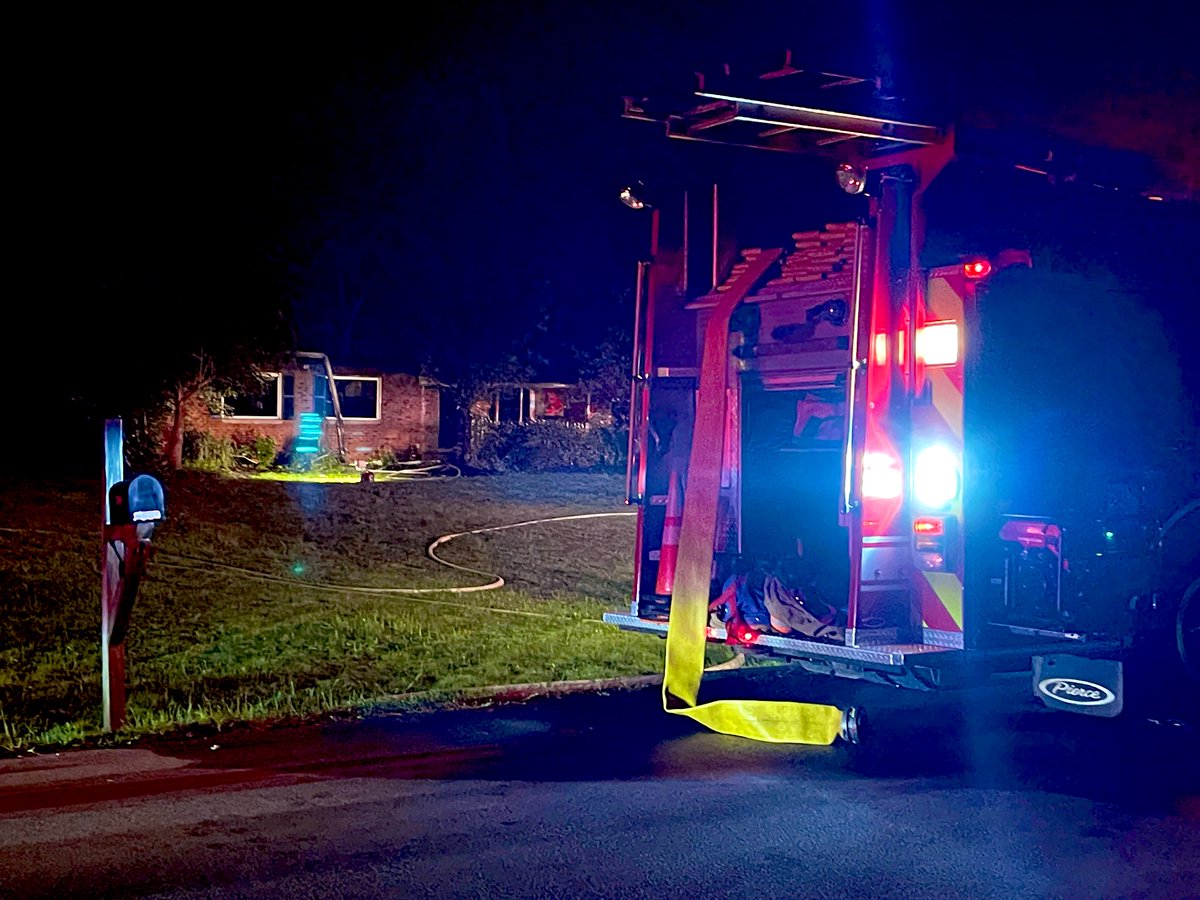 Gannet Road in Sagamore Hills.  Several Fire Departments helped battle the stubborn house fire that lost its interior floors. No injuries were reported The Macedonia Fire LT tells the house was vacant at the time of the fire