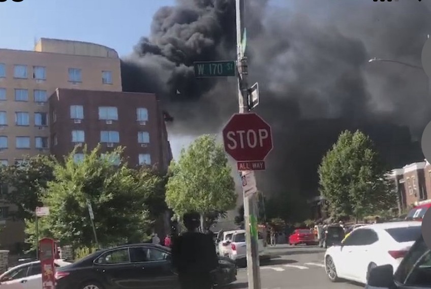 Bronx *ALL HANDS* Box 2720 1314 Nelson Ave off W 170 StFIRE TOP FLOOR 6 STORY L SHAPED 200X150 FDNY