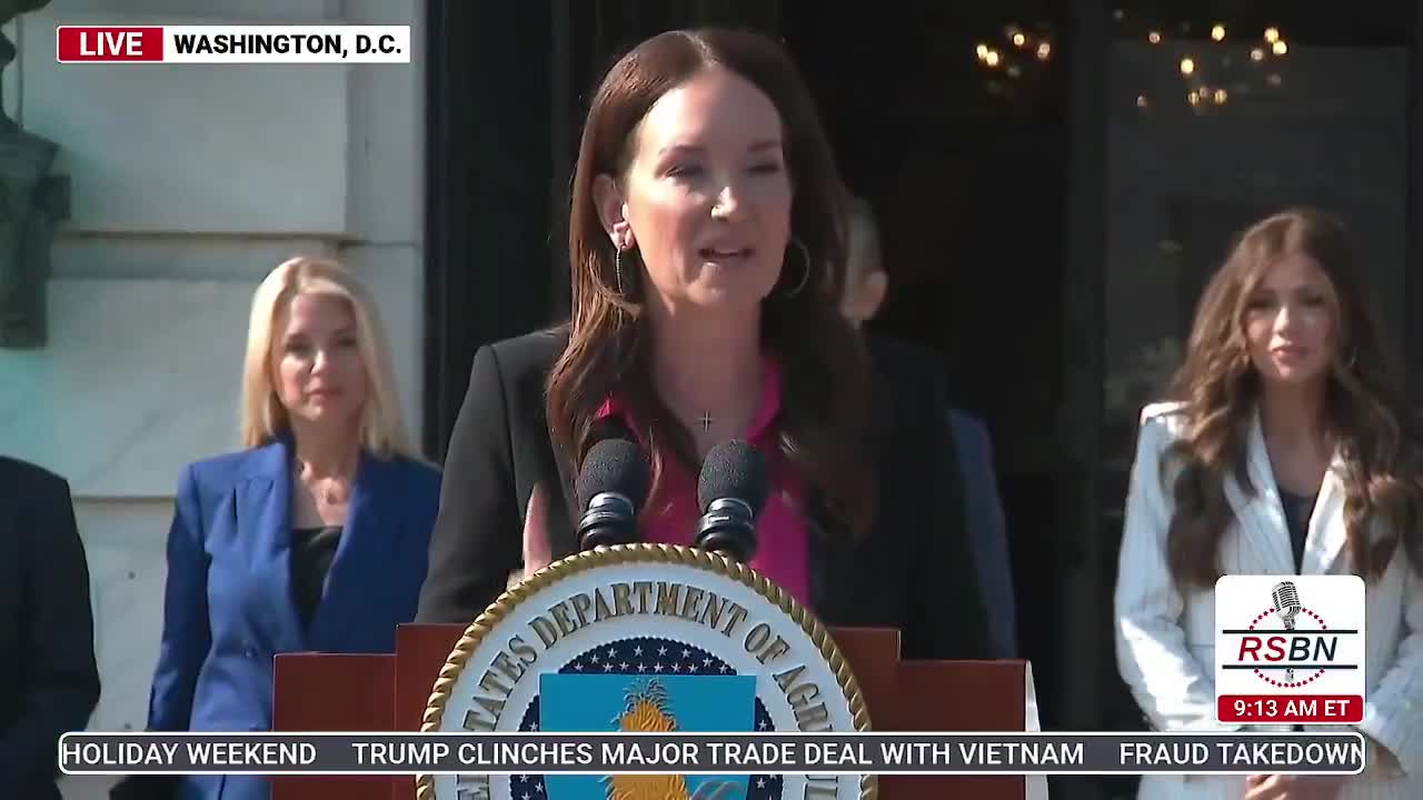 The Trump administration issued a major announcement, announcing the National Agricultural Security Action Plan, prohibiting the hostile country China from purchasing American farmland and vowing to reclaim existing land through executive action.