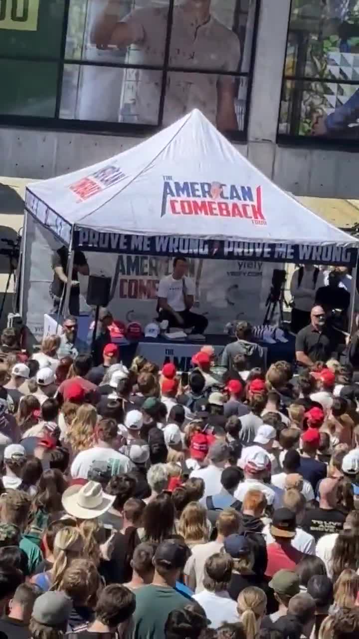 Charlie Kirk acaba de recibir un disparo en la Universidad del Valle de Utah