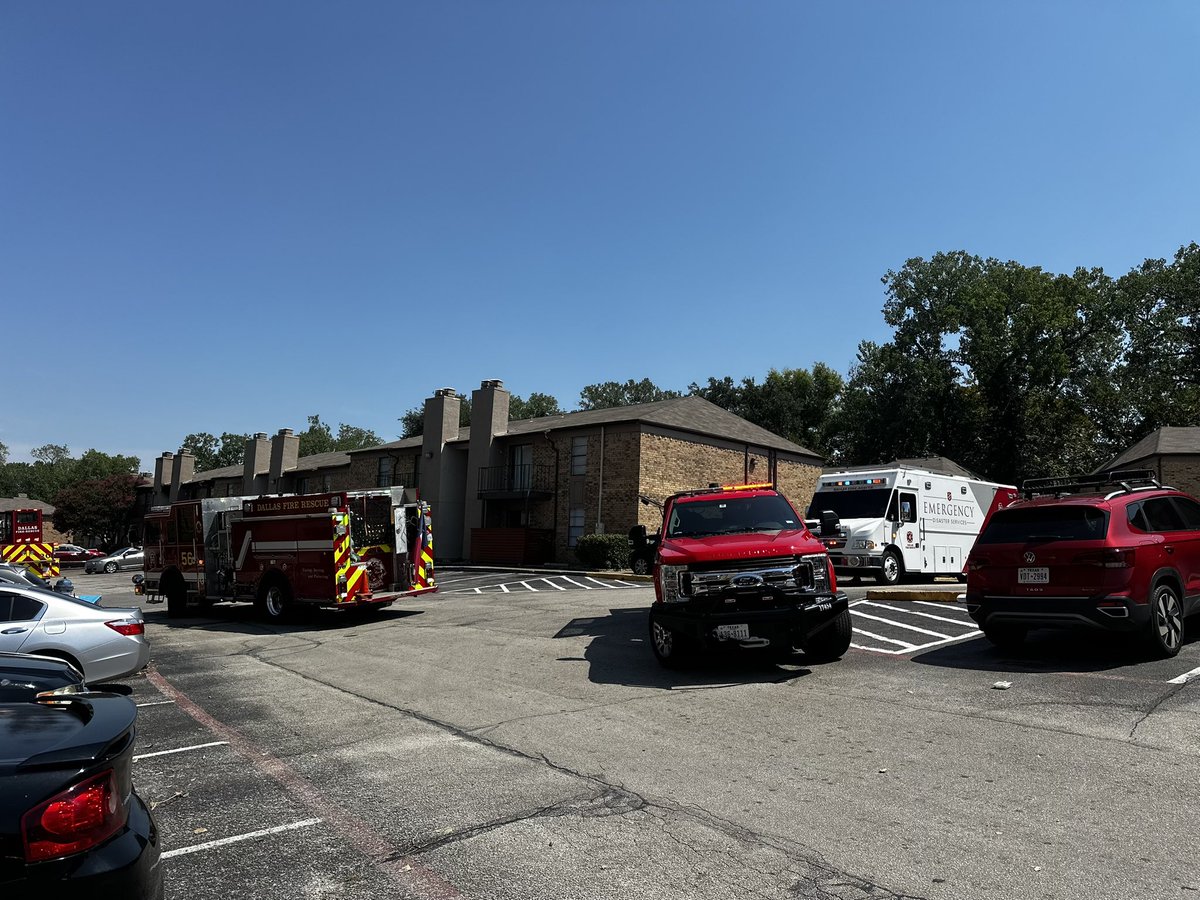 Apartment Fire (Dallas) Dallas Fire Rescue is working a 2 alarm apartment fire in the 5600 block of Spring Valley Road