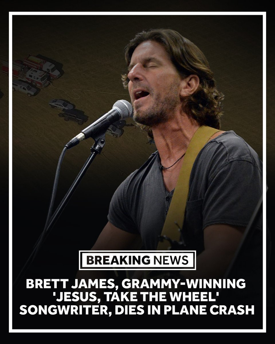 Brett James, the Grammy-winning writer of Jesus, Take the Wheel and scores of other hit country and pop songs, has died in a plane crash, according to the Nashville Songwriters Hall of Fame. He was 57