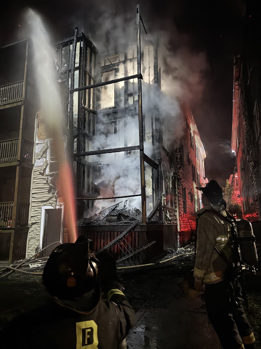 All firefighters have been ordered to stay off of the rear porches on 378 Centre st . They have collapsed