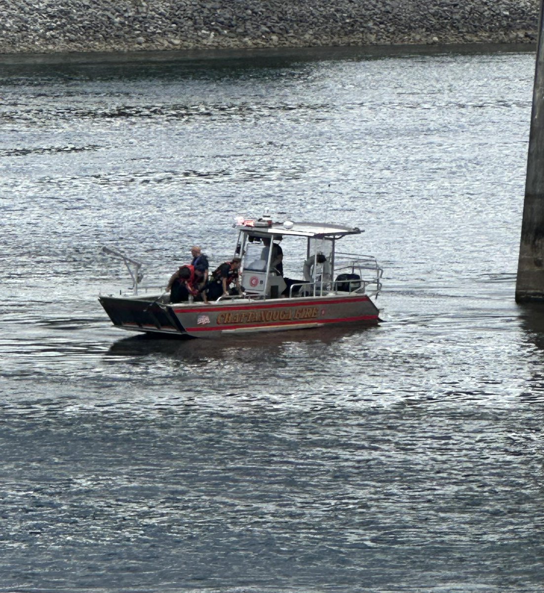 Rescue crews are responding to the Tennessee River after receiving reports that a person jumped off the Market Street Bridge
