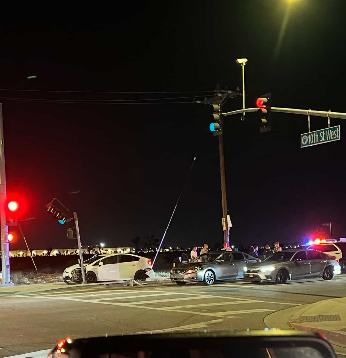 10th Street West and Avenue N. two vehicle collsion. sheriff and FD enroute code 3