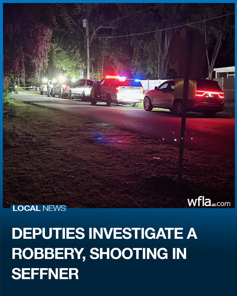 The Hillsborough County Sheriff's Office is investigating a robbery and shooting that happened in Seffner early Tuesday morning