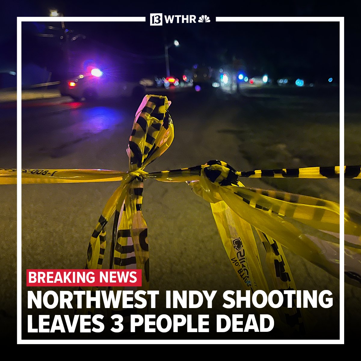Officers responding to a report of a person shot found one gunshot victim outside and two gunshot victims inside a nearby car.