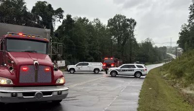 One of the two people injured in this crash has died, officials said.   Two people extricated after head-on crash in Morganton.