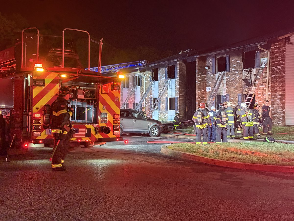 An apartment complex fire on the west side of Indianapolis displaced several individuals and caused four injuries early Friday morning.