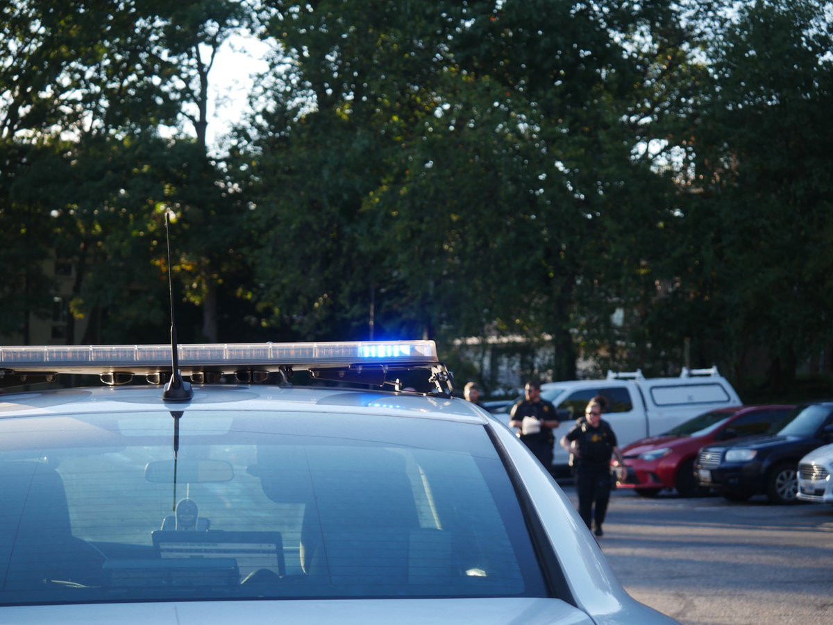 (11500 block of Lockwood Drive in White Oak) after this afternoon’s police pursuit down I-495 in Bethesda, where a male suspect was taken into custody.The original felony assault with  alleged theft occurred near Westfield Montgomery