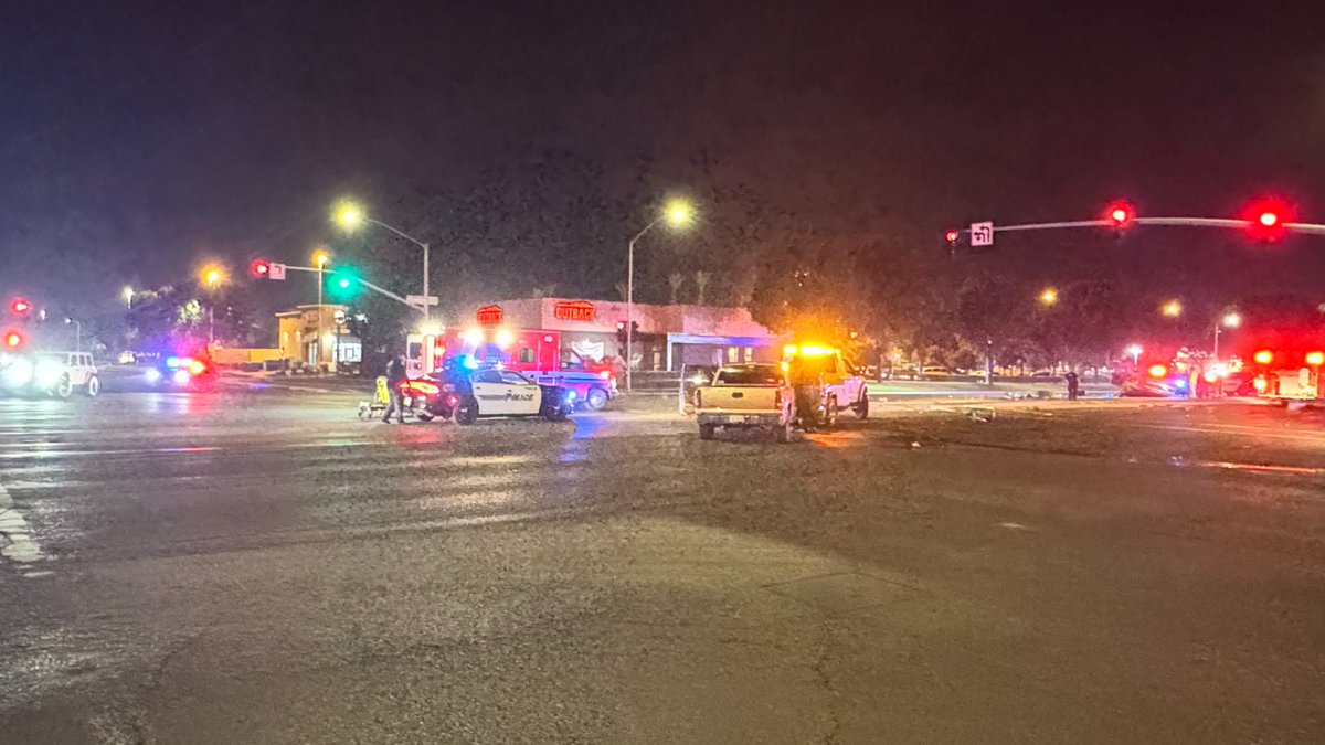 A teen driver was arrested after a chase ended in a crash on Visalia.