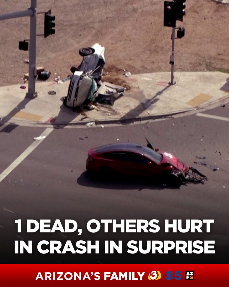 One person is dead, and several others are hurt after a serious crash on Friday morning at the intersection of Waddell Road and Sarival Avenue