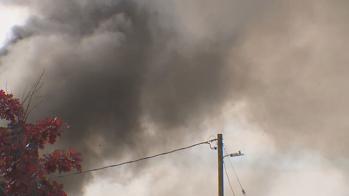 Baltimore Fire Department crews are on the scene of a fire with heavy smoke in the 400 block of W. 23rd Street