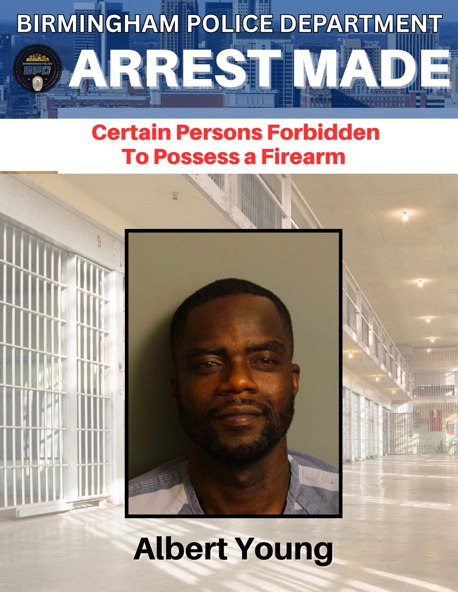 The incident occurred in the 1800 Block of Henry Crumpton Drive on Saturday, November 8, 2025. Albert Young was taken into custody on November 12, 2025. He is in custody at the Jefferson County Jail with NO BOND