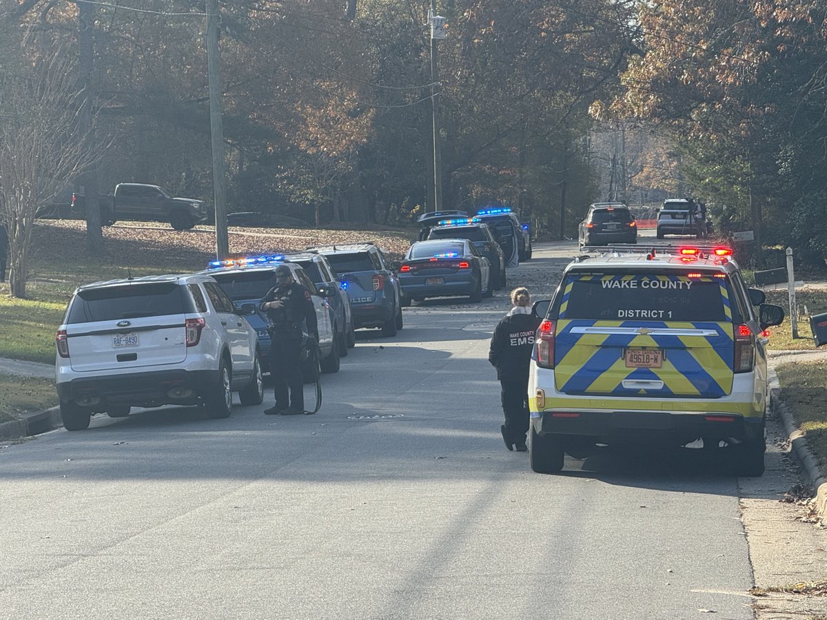 Police are currently investigating a shooting at a home on St. George Road in Raleigh that left one person hospitalized and one person in custody