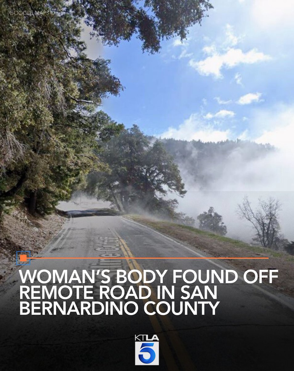 An investigation is underway after a woman was found dead off a remote road in San Bernardino County