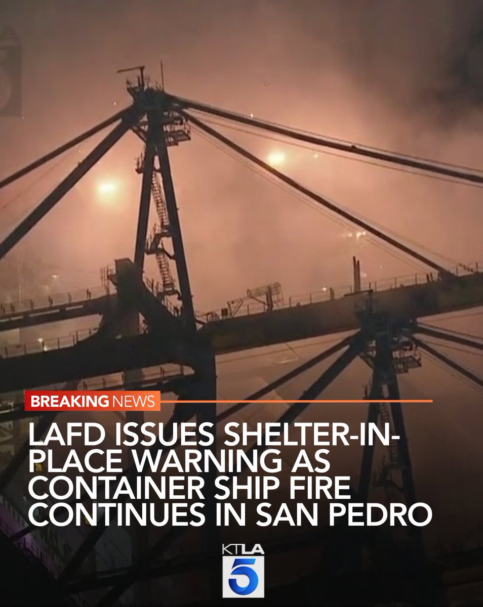 Authorities have issued a shelter-in-place warning for some San Pedro residents