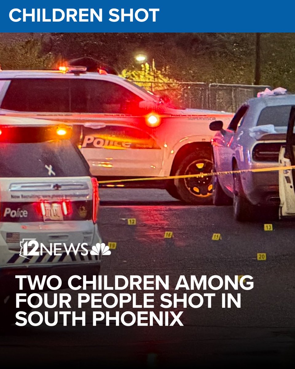 Two children were among the victims of a shooting in south Phoenix on Saturday
