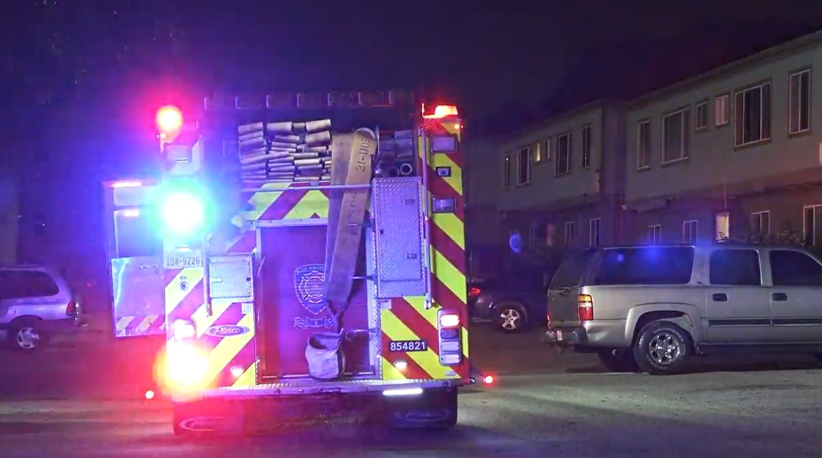 APARTMENT COMPLEX FIRE    pile of trash led to an apartment fire early Saturday morning, but a quick response from firefighters prevented major damage