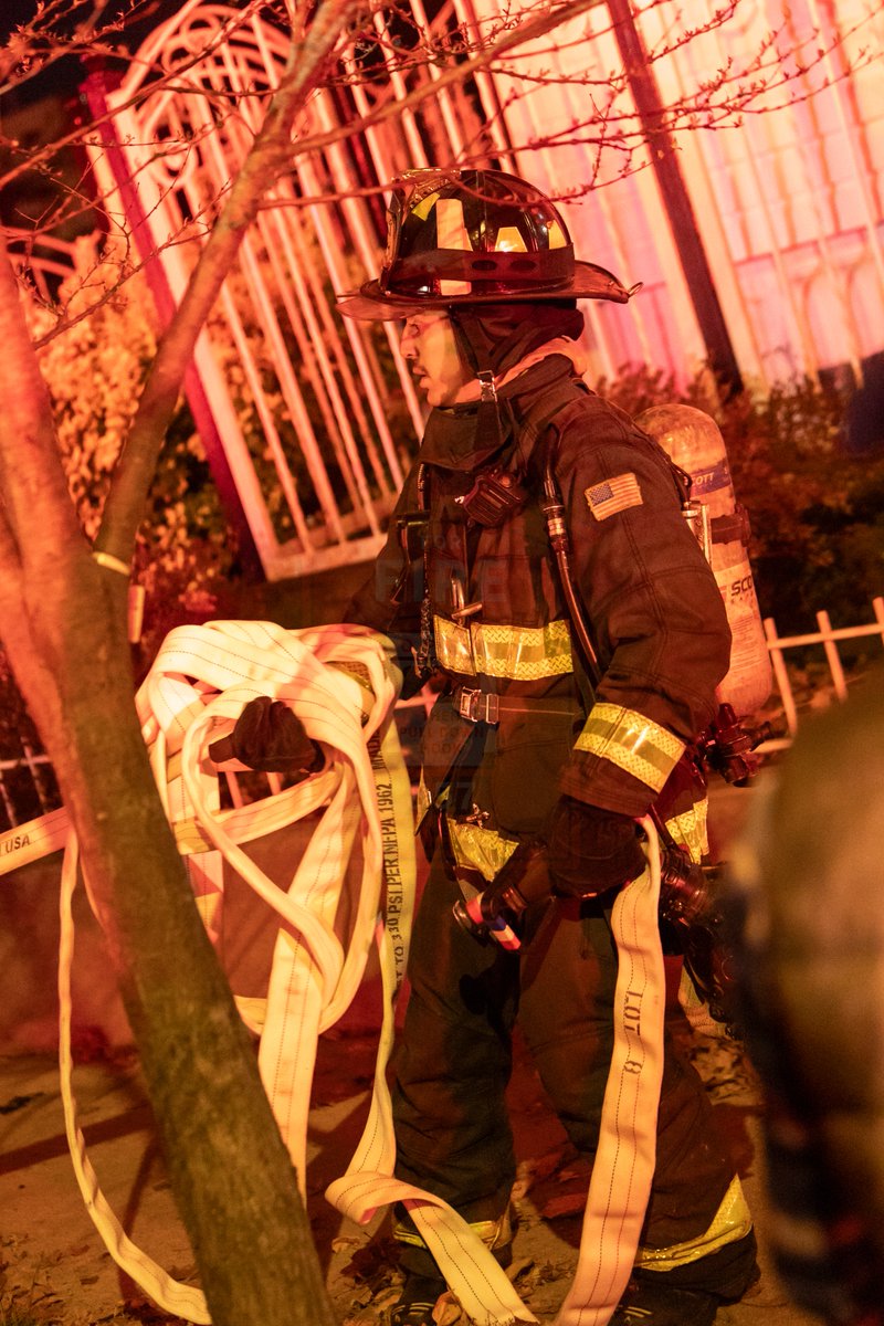 The Bronx stays hot with a 3rd Alarm in Throggs Neck last night. The 20 Battalion had heavy fire on all three floors in the rear on arrival, and gave a quick 2nd Alarm. Fire extended to the attic of the attached exposure on the 2 side