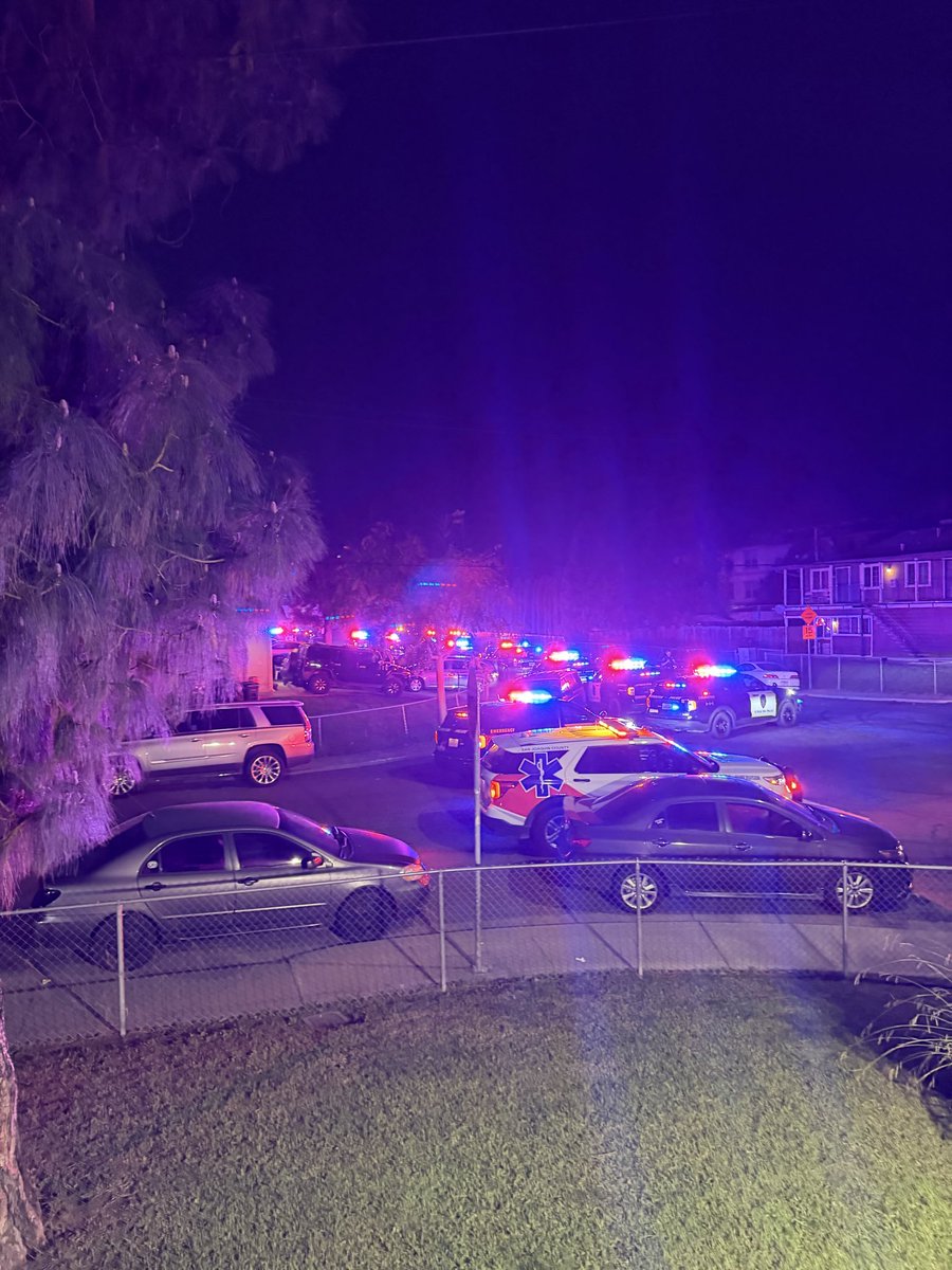 Police tow a vehicle from Doray Ct and Pixie Dr. It is not yet confirmed if it is connected to the mass shooting on Lucile Ave