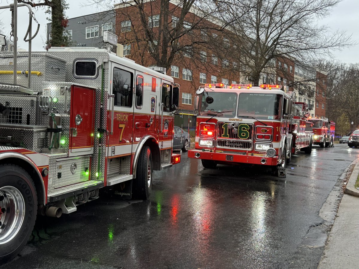 Working Fire 2200 block Savannah St SE. Fire investigators on scene. No displacements. DC firefighters