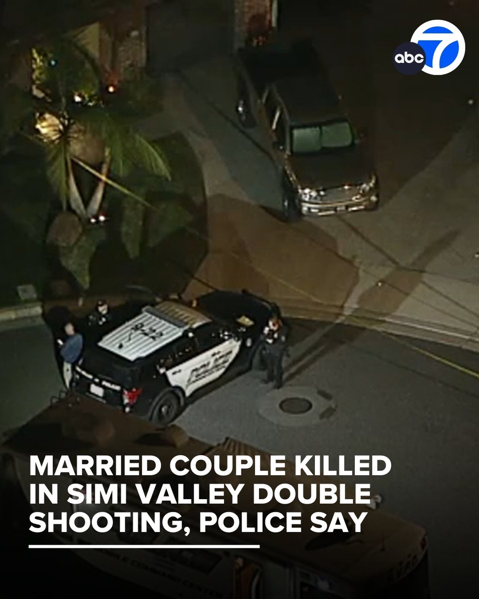 Simi Valley police are investigating a double shooting that left a married couple in their 60s dead on Sunday. Police believe the shooting was a targeted attack, and there is no active threat to the public
