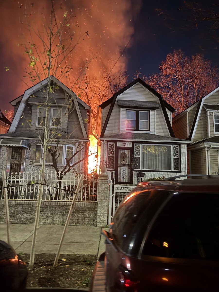 Queens *2ND ALARM* Box 9628 91-32 108th St off Atlantic Ave FIRE IN A PRIVATE DWELLING